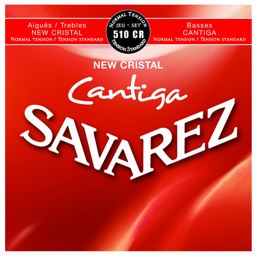 클래식기타줄스트링 사바레즈 Savarez NEW CRISTAL CANTIGA 510CR 노멀텐션