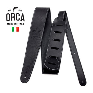 기타스트랩 스티치 ORCA블랙 Made in Italy