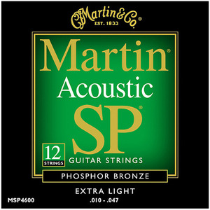 마틴 어쿠스틱 기타스트링 12현 Martin MSP4600
